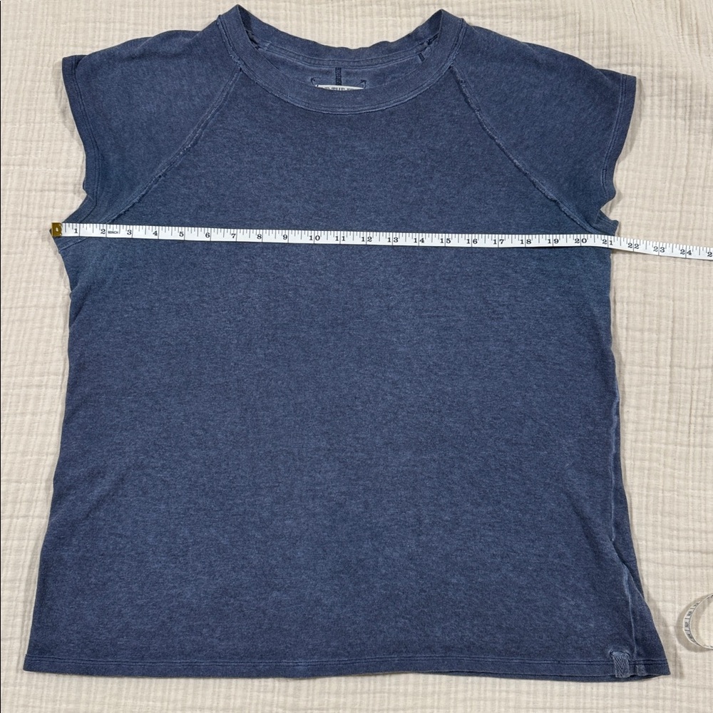 Free People Dark Blue Riley Tee - Women’s XL - Picture 5 of 5